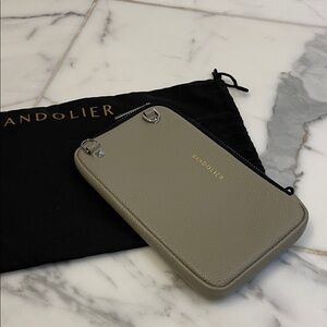 Bandolier taupe Leather Phone Case
